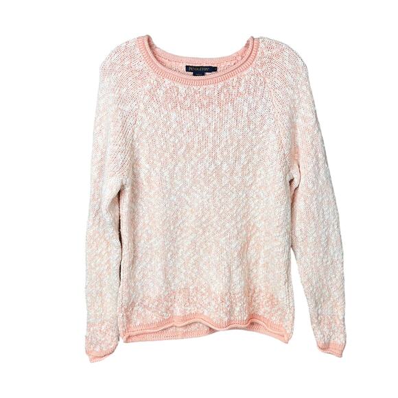 Pendleton Wool Boucle Women's Versatile Pink Sweater M - Picture 8 of 9